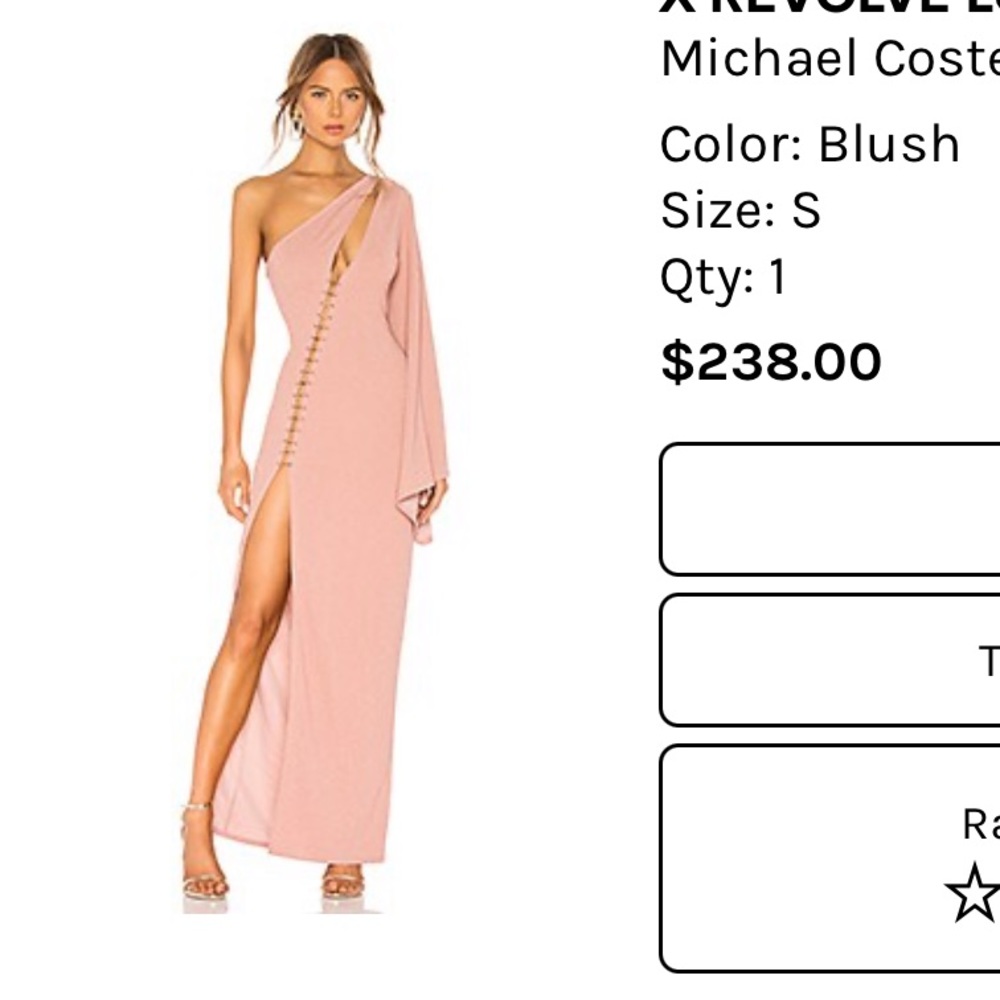 Micheal Costello Luna gown